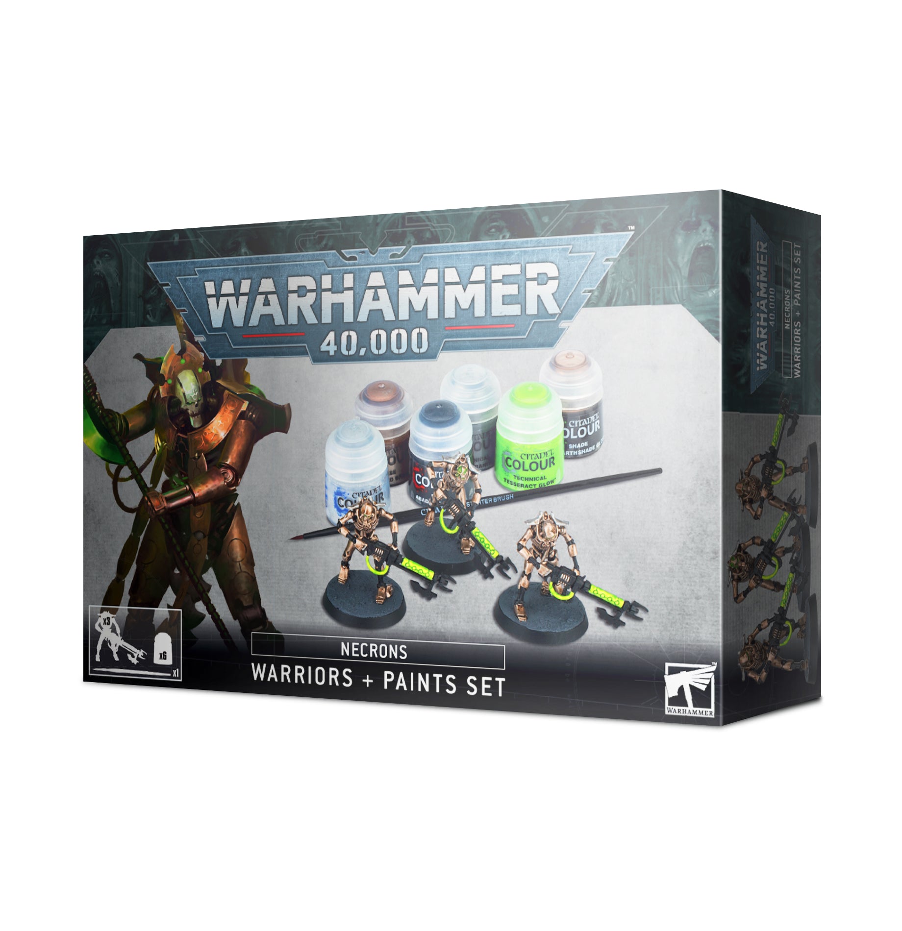 Necrons: Warriors + Paints Set | RetroPlay Games