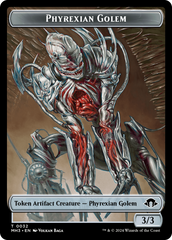 Phyrexian Golem // Energy Reserve Double-Sided Token [Modern Horizons 3 Tokens] | RetroPlay Games