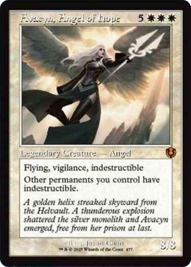 Avacyn, Angel of Hope (Retro Frame) [Innistrad Remastered] | RetroPlay Games