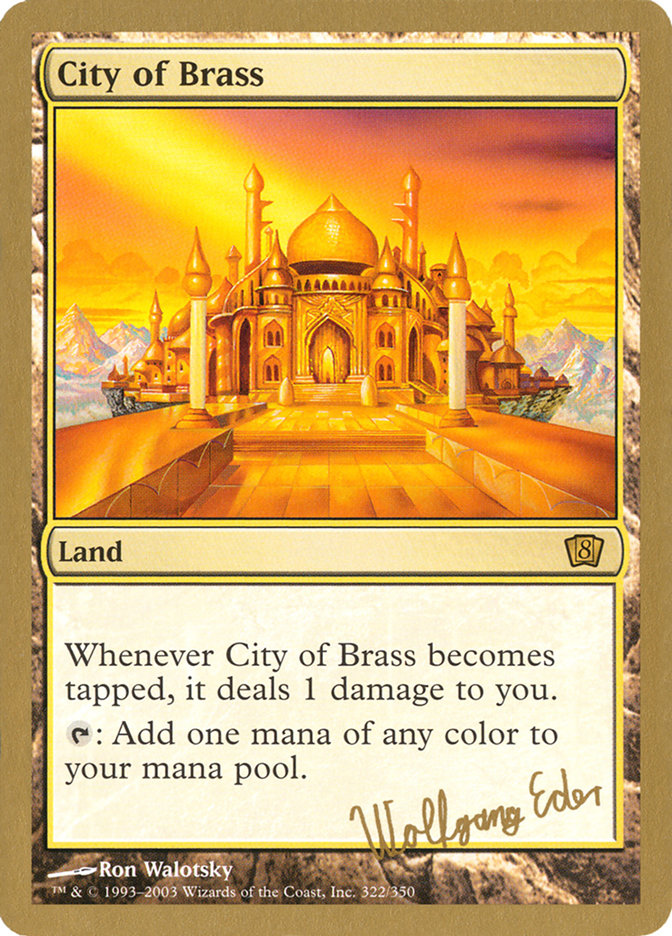 City of Brass (Wolfgang Eder) [World Championship Decks 2003] | RetroPlay Games