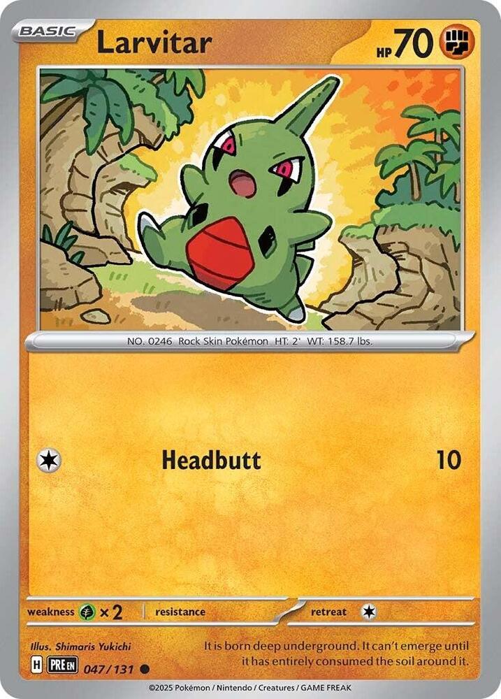 Larvitar (047/131) [Scarlet & Violet: Prismatic Evolutions] | RetroPlay Games