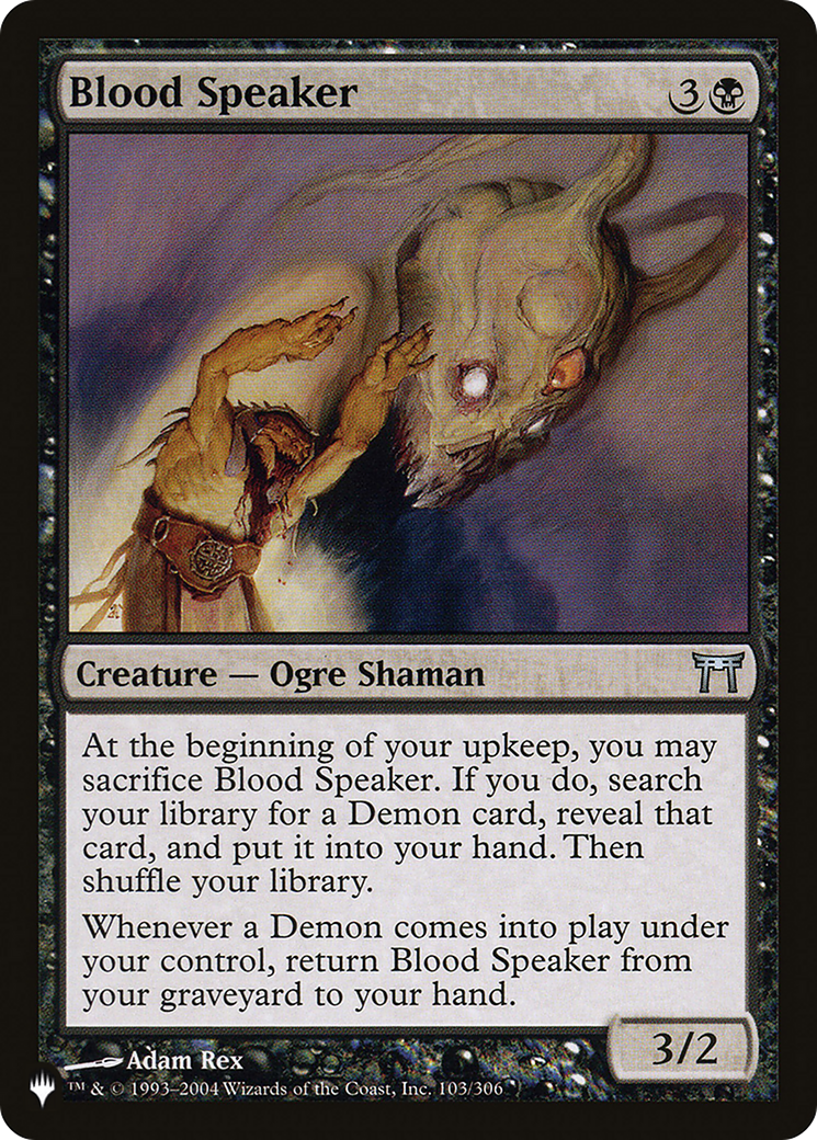 Blood Speaker [The List Reprints] | RetroPlay Games