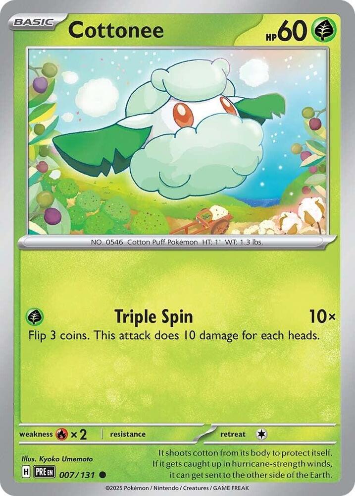 Cottonee (007/131) [Scarlet & Violet: Prismatic Evolutions] | RetroPlay Games