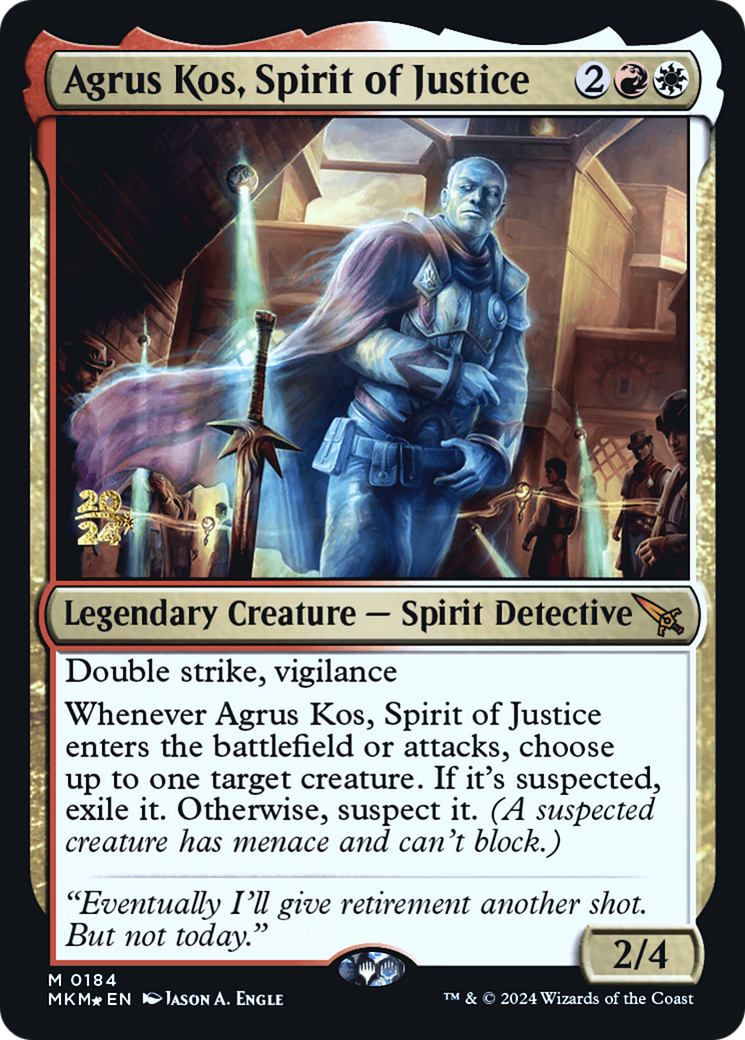 Agrus Kos, Spirit of Justice [Murders at Karlov Manor Prerelease Promos] | RetroPlay Games