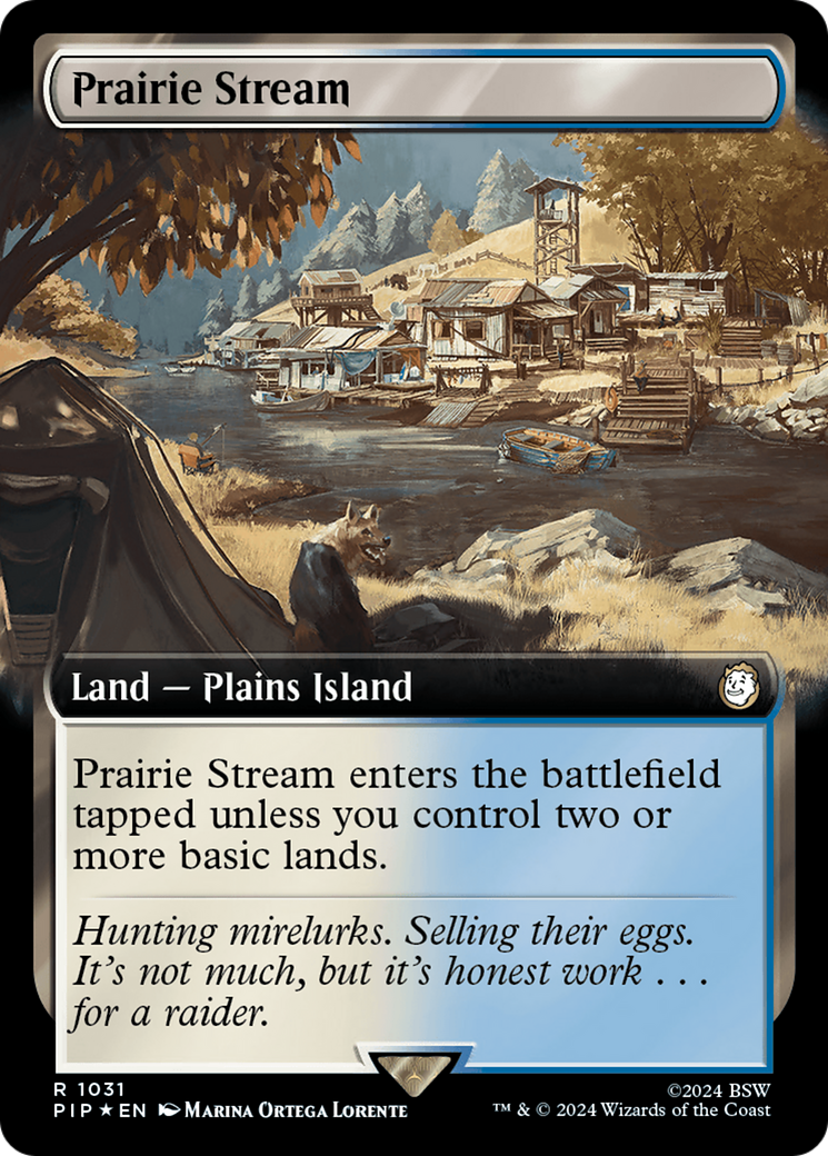 Prairie Stream (Extended Art) (Surge Foil) [Fallout] | RetroPlay Games