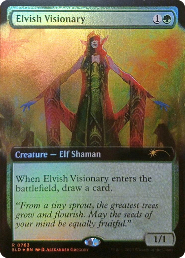 Elvish Visionary (Extended Art) [Secret Lair Drop Series] | RetroPlay Games