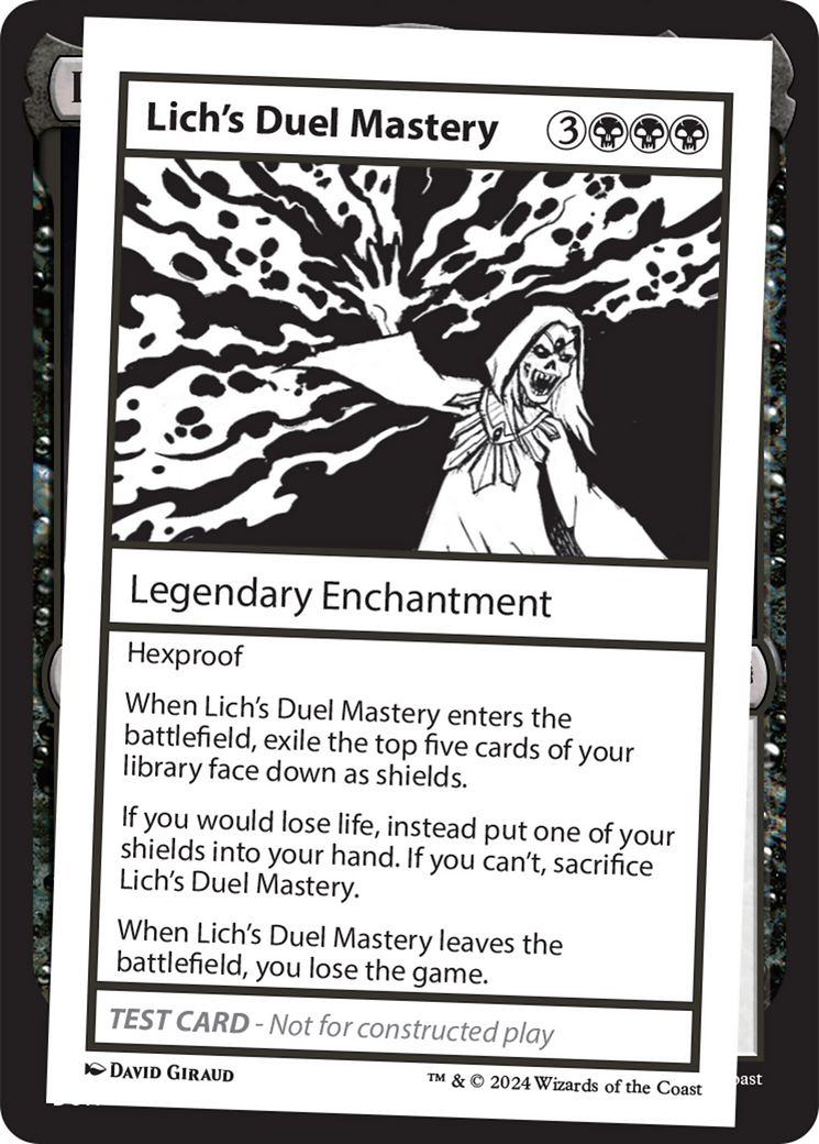 Lich's Duel Mastery [Mystery Booster 2 Playtest Cards] | RetroPlay Games