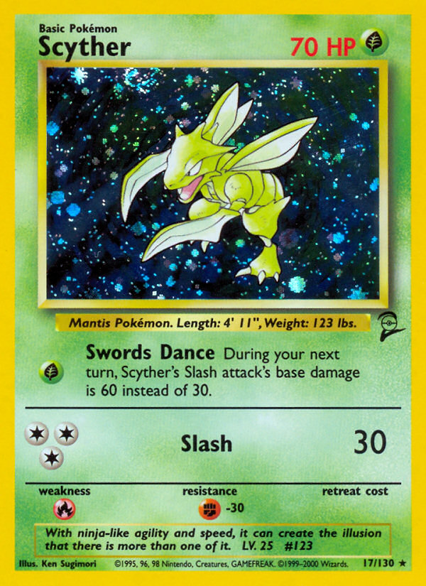 Scyther (17/130) [Base Set 2] | RetroPlay Games