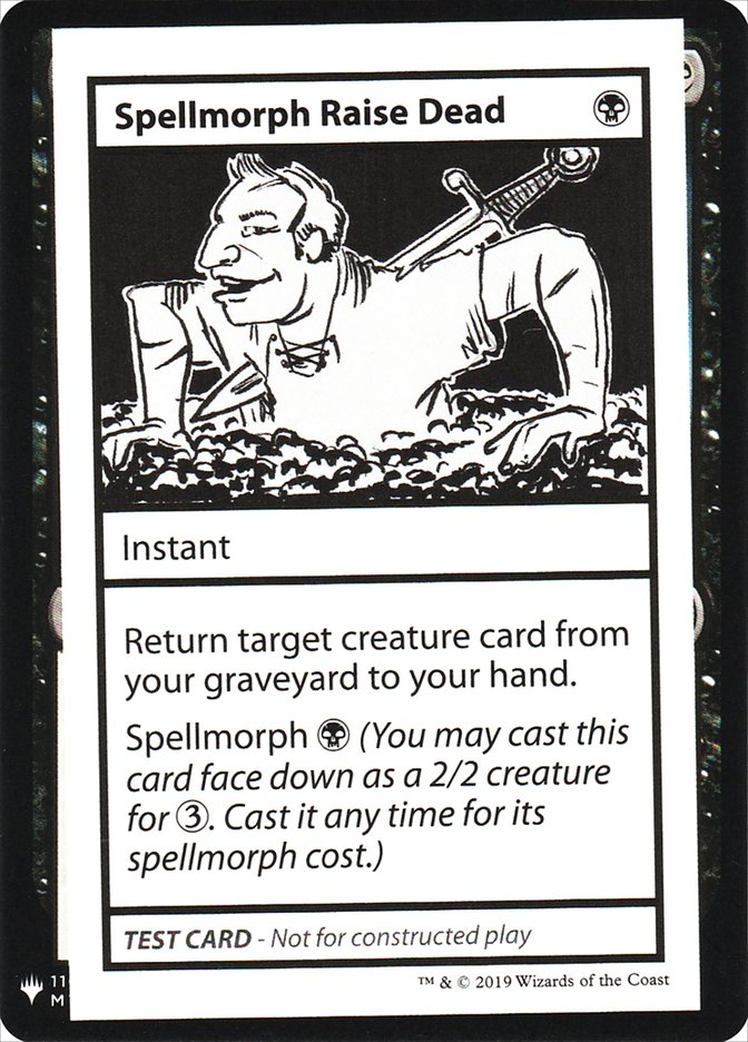 Spellmorph Raise Dead [Mystery Booster Playtest Cards] | RetroPlay Games