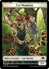 Cat Warrior // Energy Reserve Double-Sided Token [Modern Horizons 3 Tokens] | RetroPlay Games