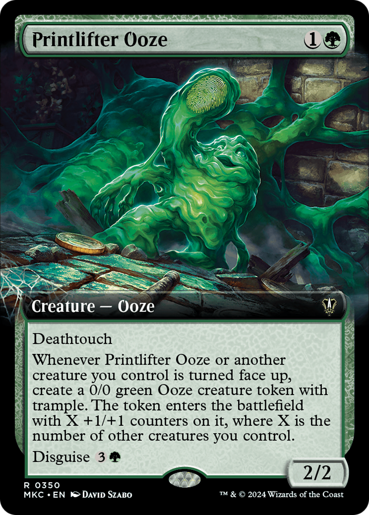 Printlifter Ooze (Extended Art) [Murders at Karlov Manor Commander] | RetroPlay Games