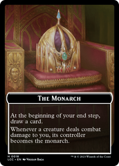 The Monarch // Pirate Double-Sided Token [The Lost Caverns of Ixalan Commander Tokens] | RetroPlay Games