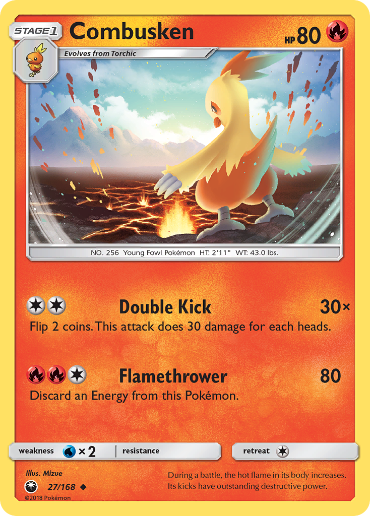 Combusken (27/168) [Sun & Moon: Celestial Storm] | RetroPlay Games
