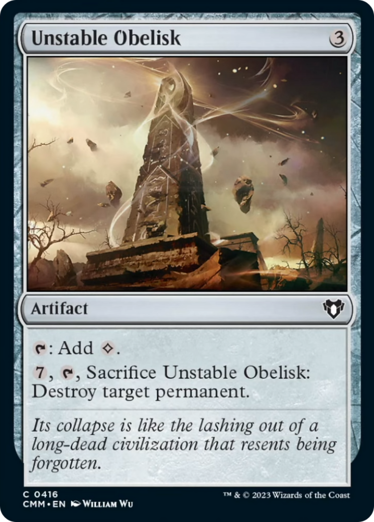 Unstable Obelisk [Commander Masters] | RetroPlay Games