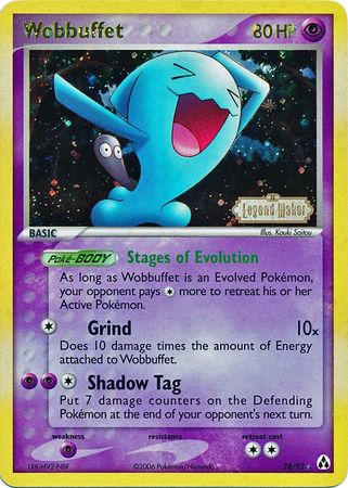 Wobbuffet (28/92) (Stamped) [EX: Legend Maker] | RetroPlay Games
