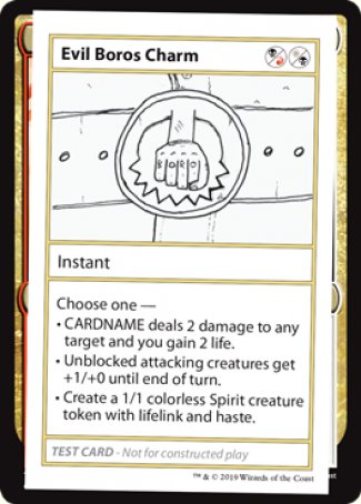 Evil Boros Charm (2021 Edition) [Mystery Booster Playtest Cards] | RetroPlay Games