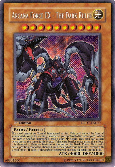 Arcana Force EX - The Dark Ruler [LODT-EN017] Secret Rare | RetroPlay Games