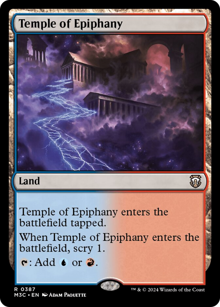 Temple of Epiphany [Modern Horizons 3 Commander] | RetroPlay Games