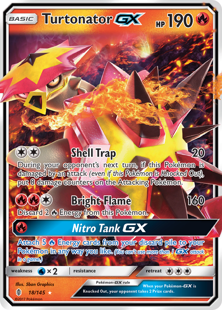 Turtonator GX (18/145) [Sun & Moon: Guardians Rising] | RetroPlay Games