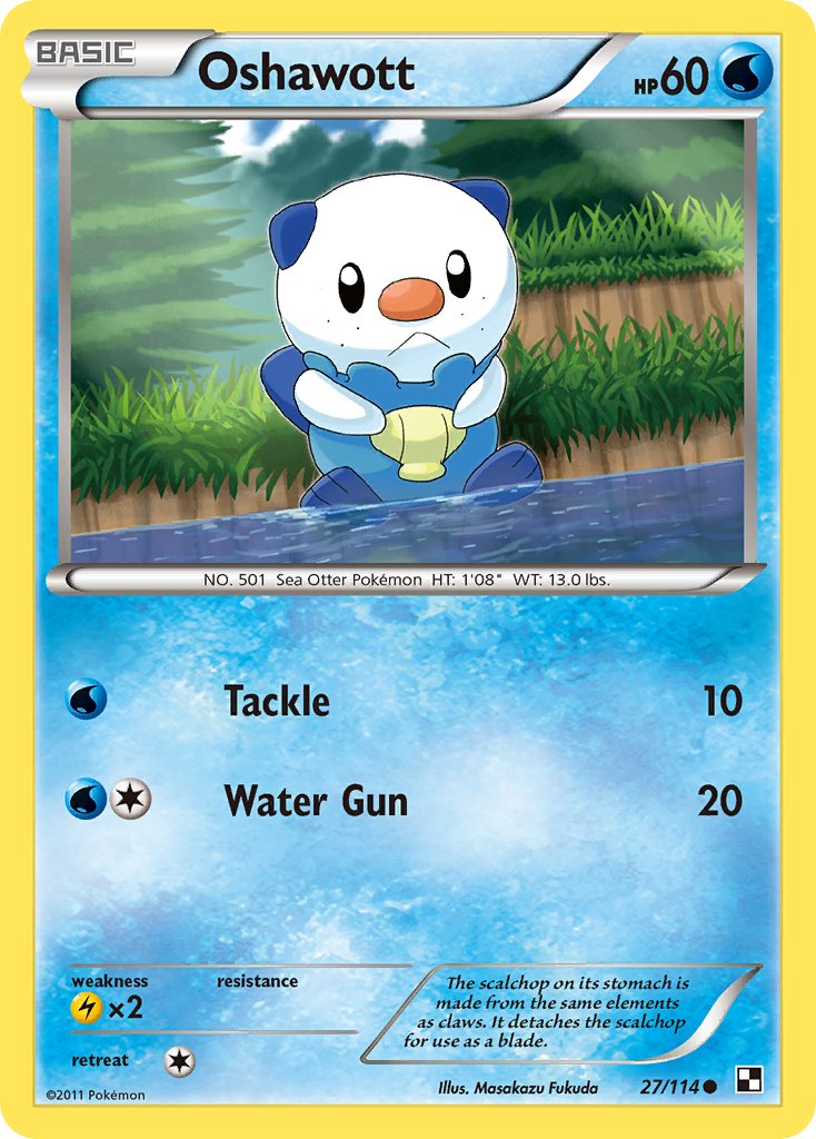 Oshawott (27/114) [Alternate Art Promos] | RetroPlay Games