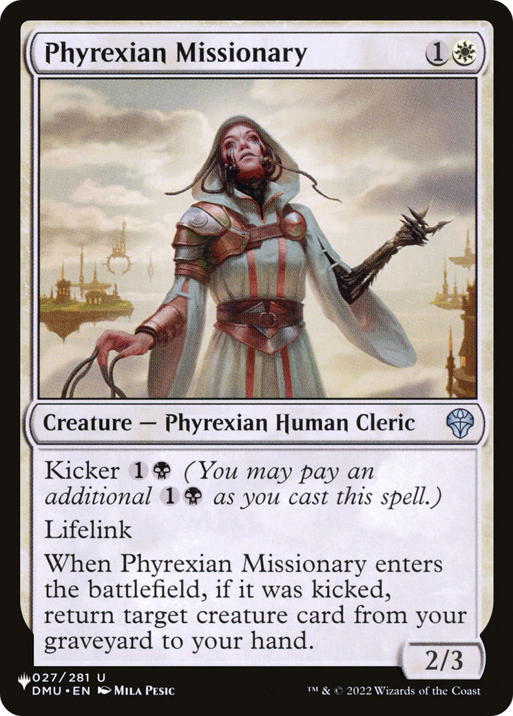 Phyrexian Missionary [The List Reprints] | RetroPlay Games