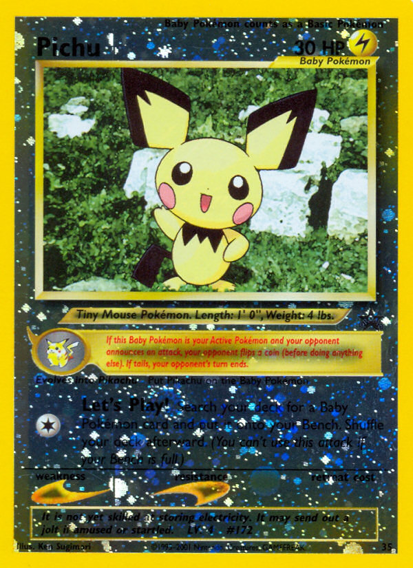 Pichu (35) [Wizards of the Coast: Black Star Promos] | RetroPlay Games