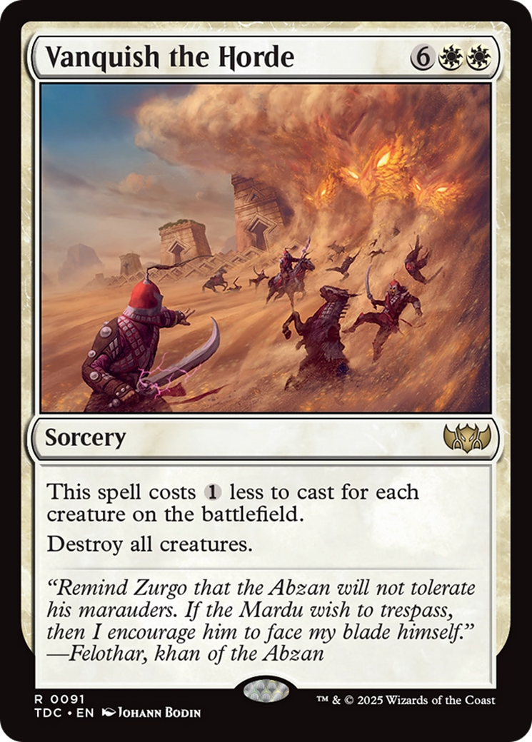 Vanquish the Horde [Tarkir: Dragonstorm Commander] | RetroPlay Games