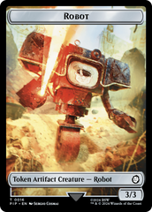 Junk // Robot Double-Sided Token [Fallout Tokens] | RetroPlay Games