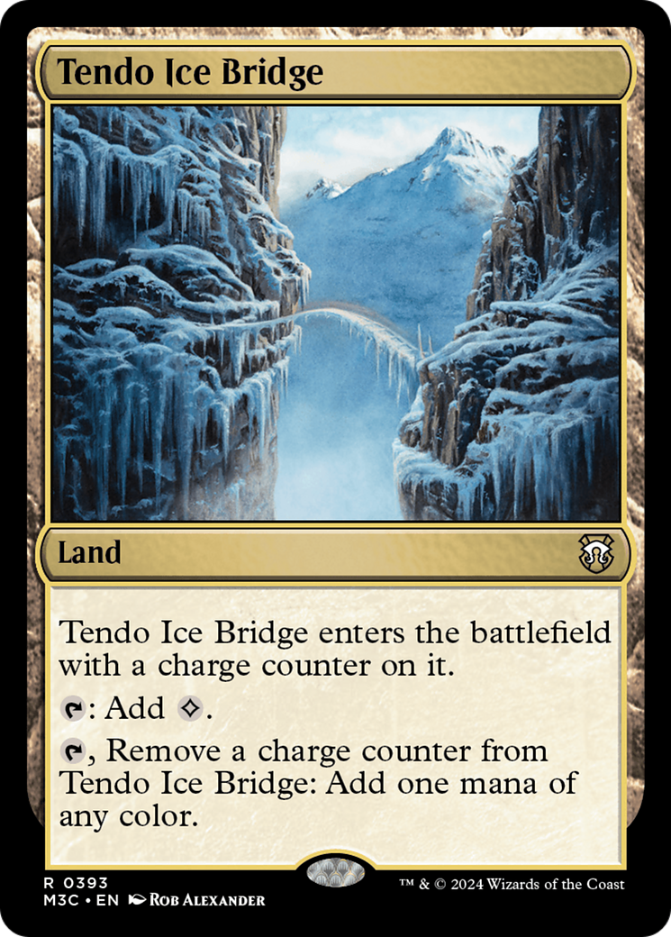 Tendo Ice Bridge (Ripple Foil) [Modern Horizons 3 Commander] | RetroPlay Games