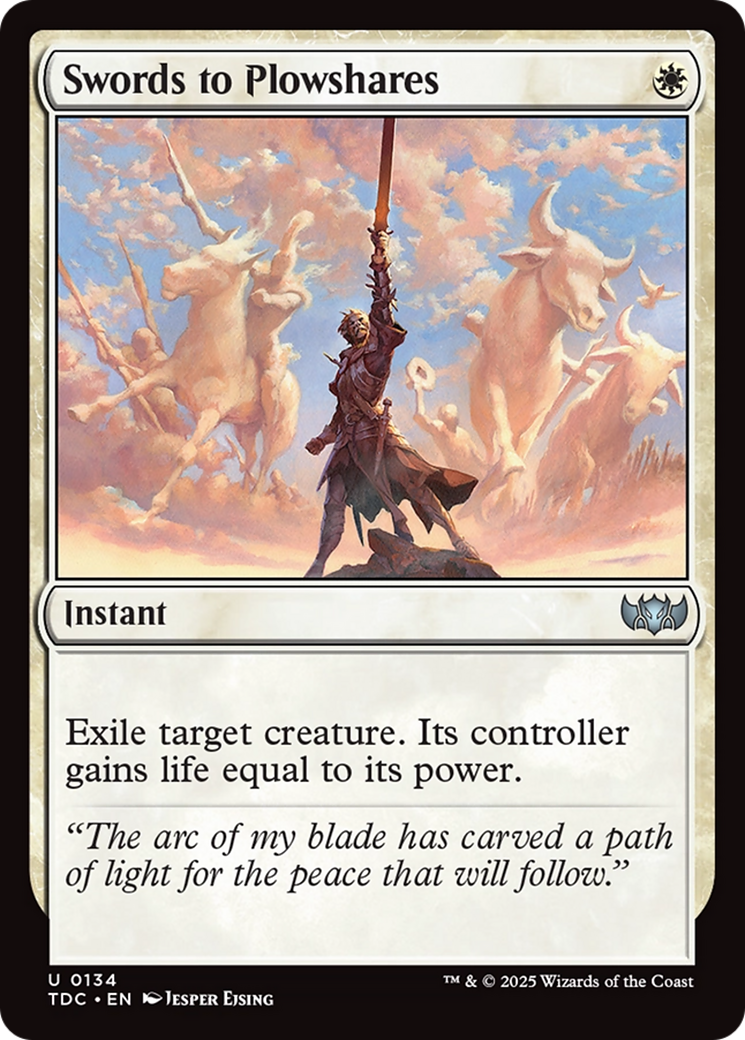 Swords to Plowshares [Tarkir: Dragonstorm Commander] | RetroPlay Games