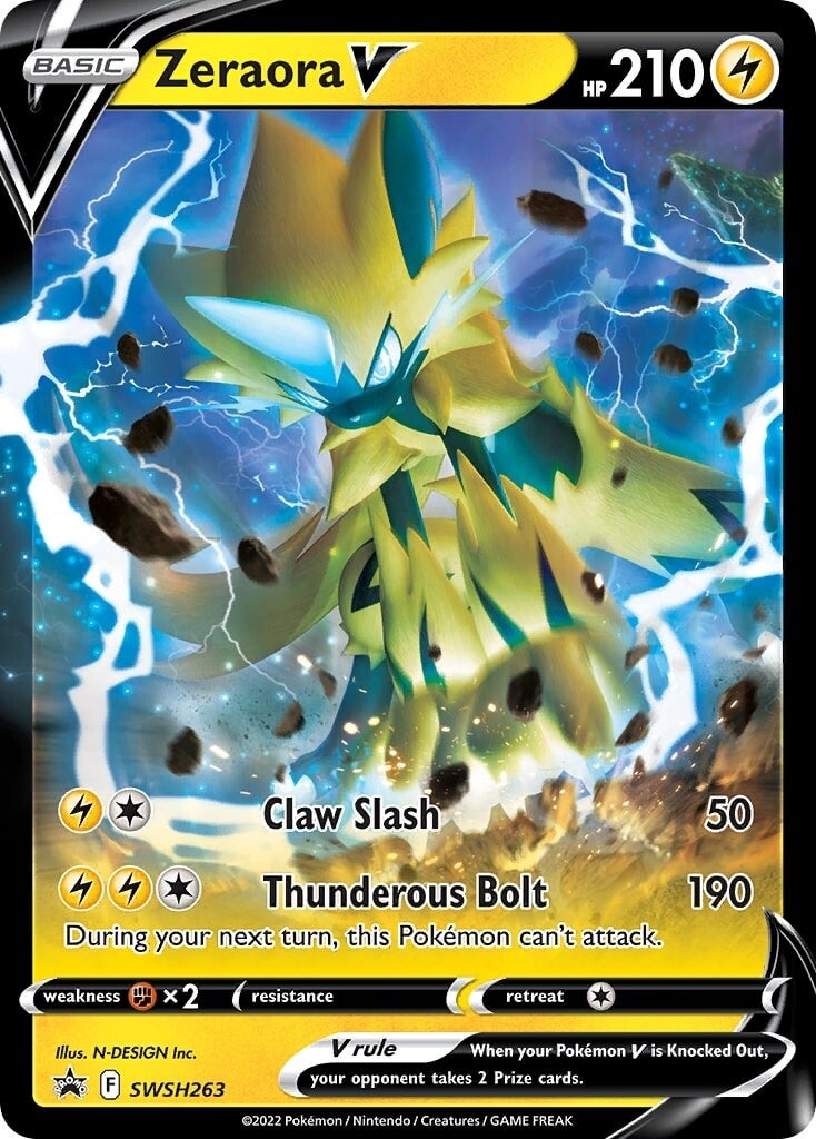 Zeraora V (SWSH263) [Sword & Shield: Black Star Promos] | RetroPlay Games