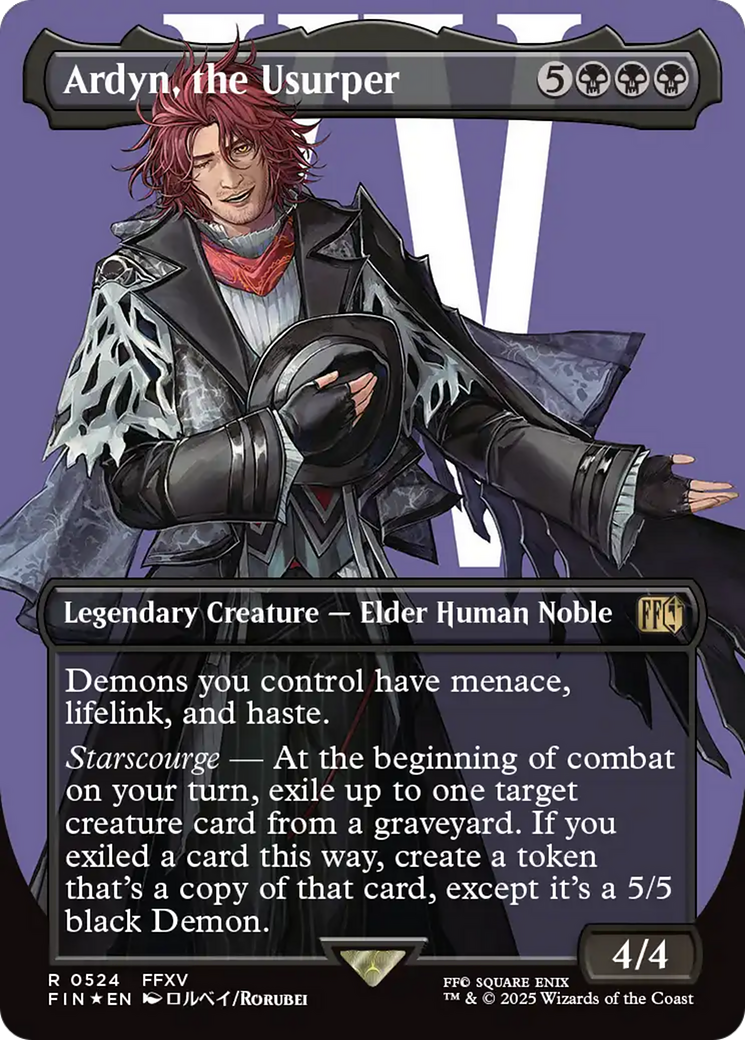 Ardyn, the Usurper (Borderless) (Surge Foil) [FINAL FANTASY] | RetroPlay Games