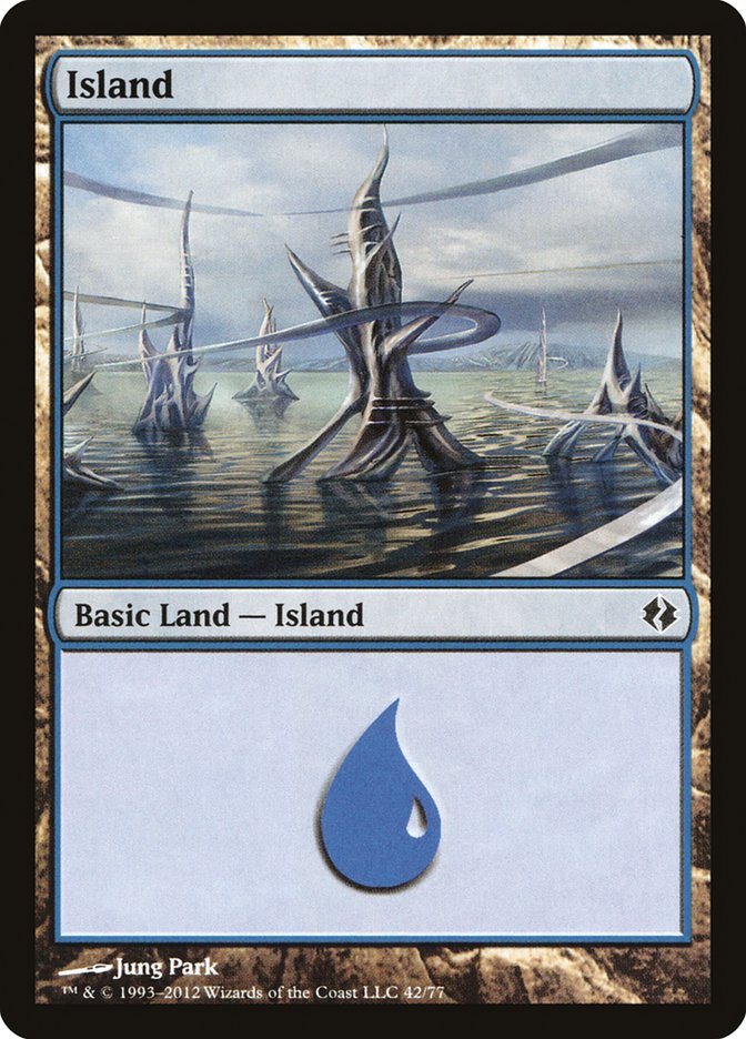 Island (42) [Duel Decks: Venser vs. Koth] | RetroPlay Games