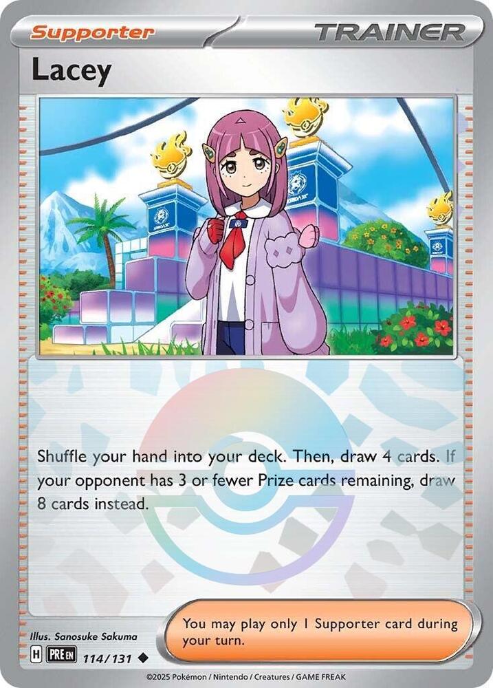 Lacey (114/131) (Poke Ball Pattern) [Scarlet & Violet: Prismatic Evolutions] | RetroPlay Games