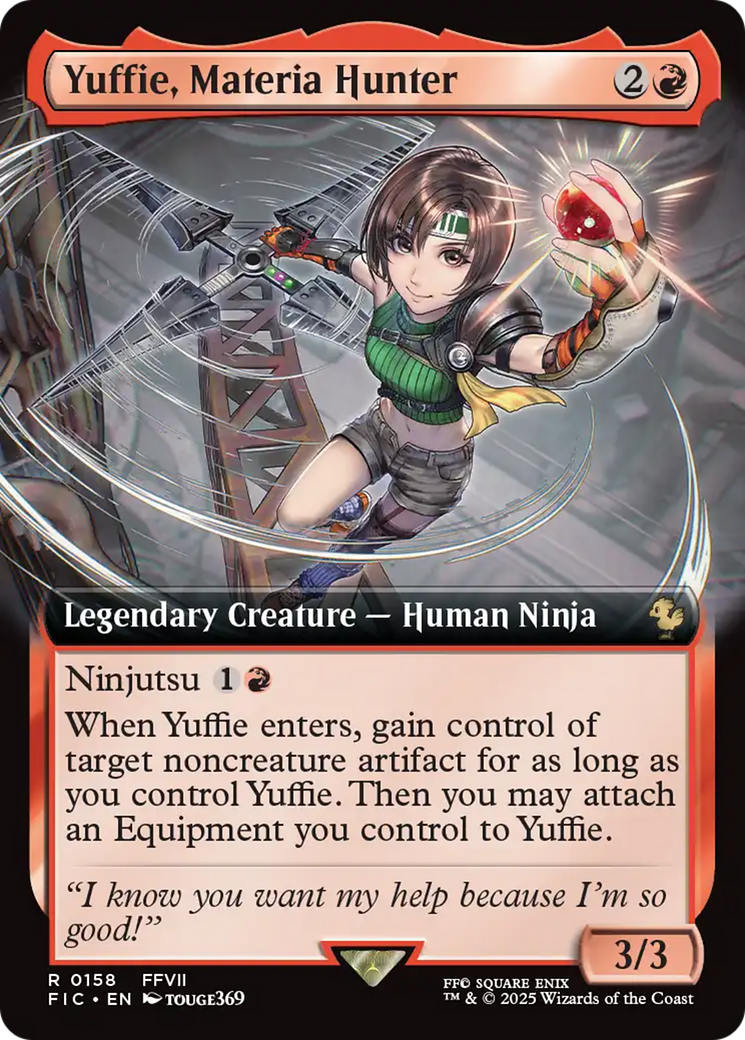 Yuffie, Materia Hunter (Extended Art) [FINAL FANTASY Commander] | RetroPlay Games