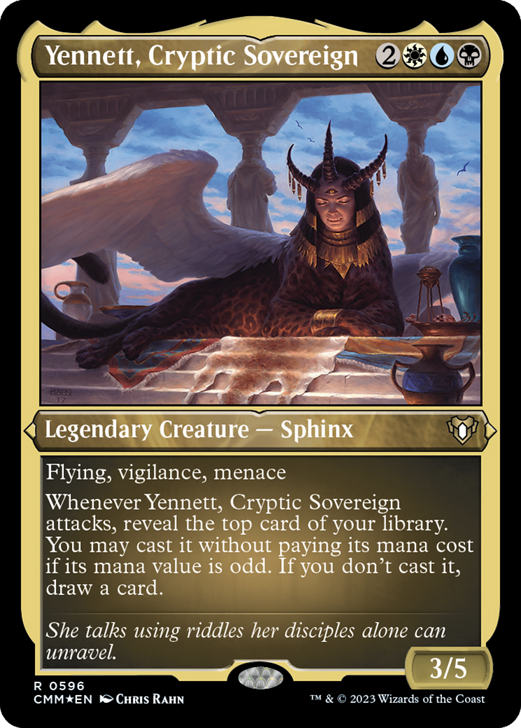 Yennett, Cryptic Sovereign (Foil Etched) [Commander Masters] | RetroPlay Games