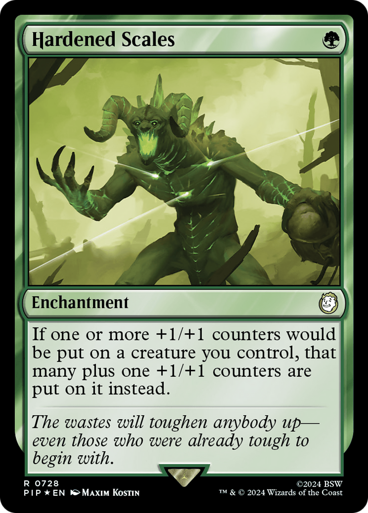 Hardened Scales (Surge Foil) [Fallout] | RetroPlay Games