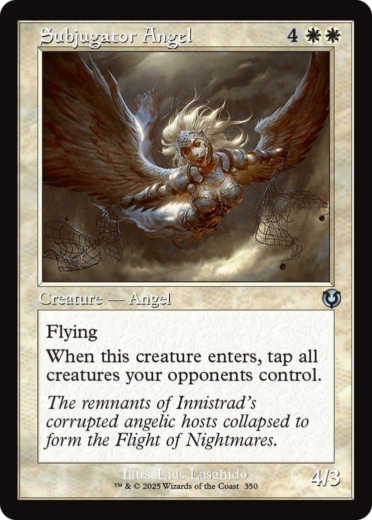 Subjugator Angel (Retro Frame) [Innistrad Remastered] | RetroPlay Games