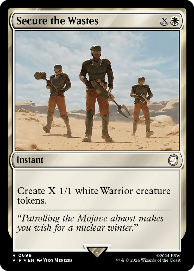 Secure the Wastes (Surge Foil) [Fallout] | RetroPlay Games