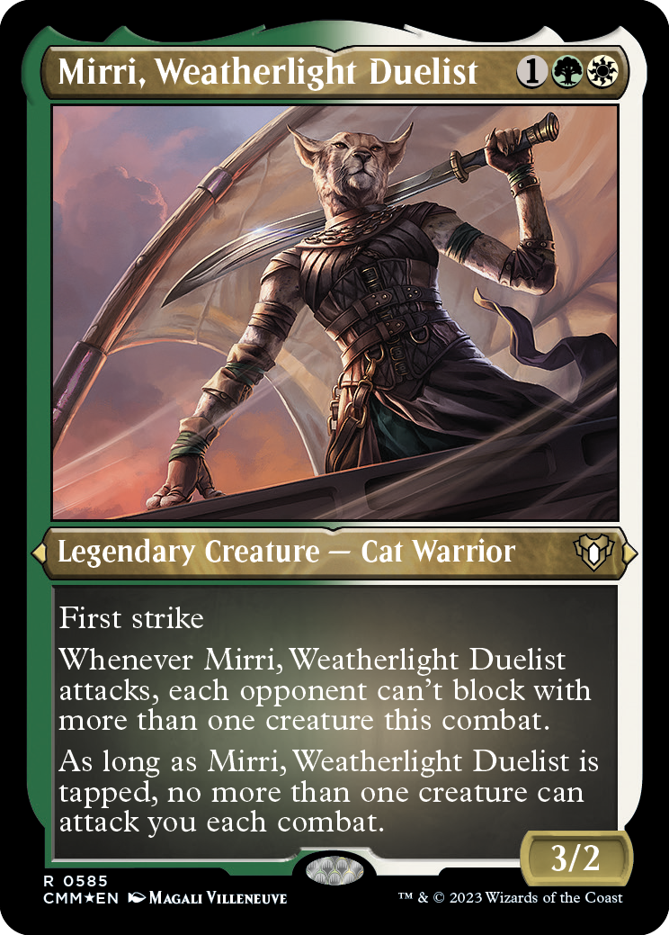 Mirri, Weatherlight Duelist (Foil Etched) [Commander Masters] | RetroPlay Games