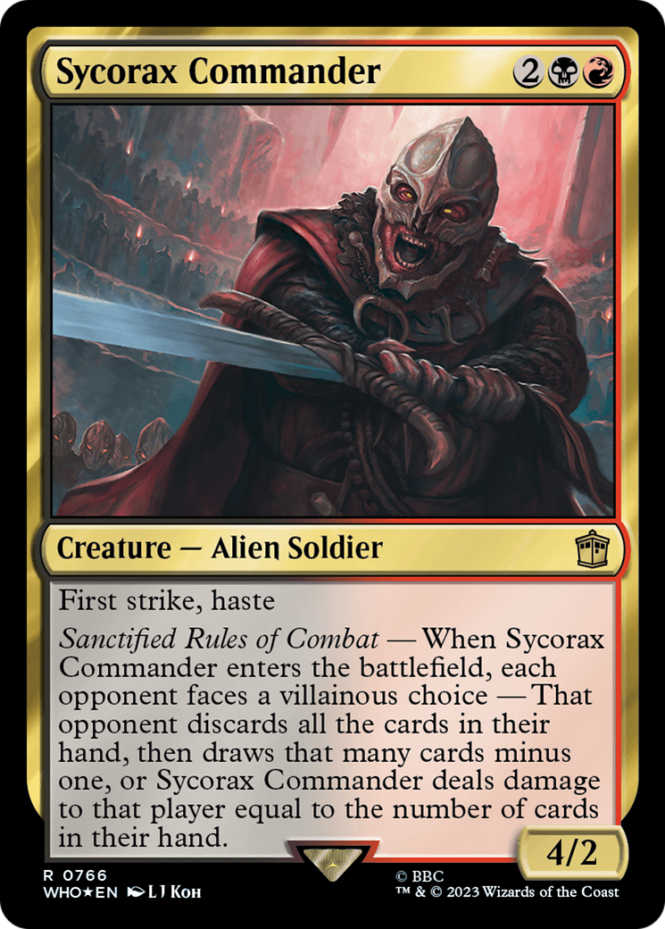 Sycorax Commander (Surge Foil) [Doctor Who] | RetroPlay Games