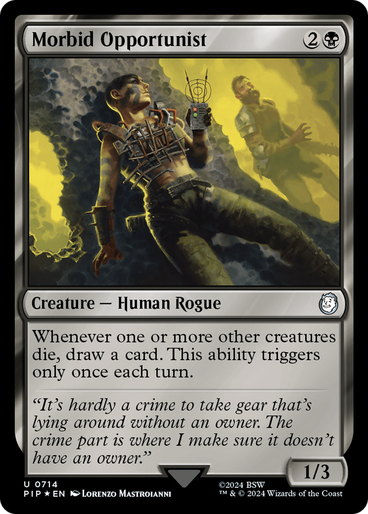Morbid Opportunist (Surge Foil) [Fallout] | RetroPlay Games