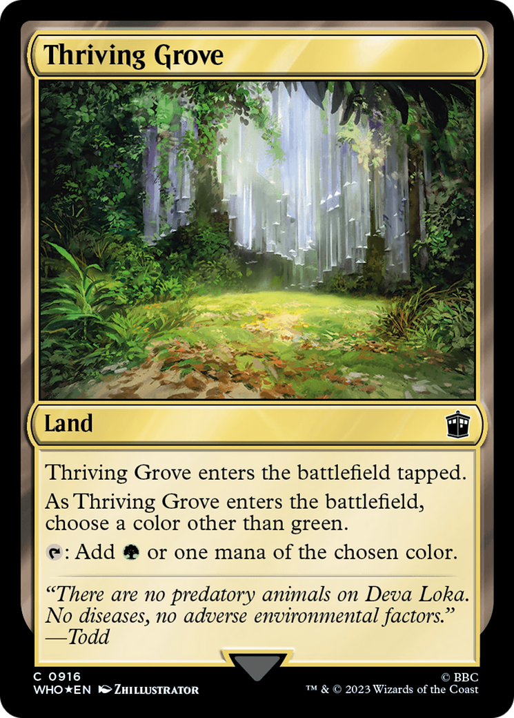 Thriving Grove (Surge Foil) [Doctor Who] | RetroPlay Games