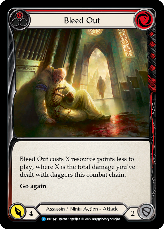 Bleed Out (Red) [OUT145] (Outsiders) | RetroPlay Games