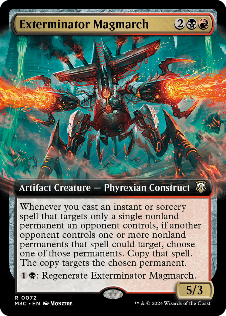 Exterminator Magmarch (Extended Art) [Modern Horizons 3 Commander] | RetroPlay Games