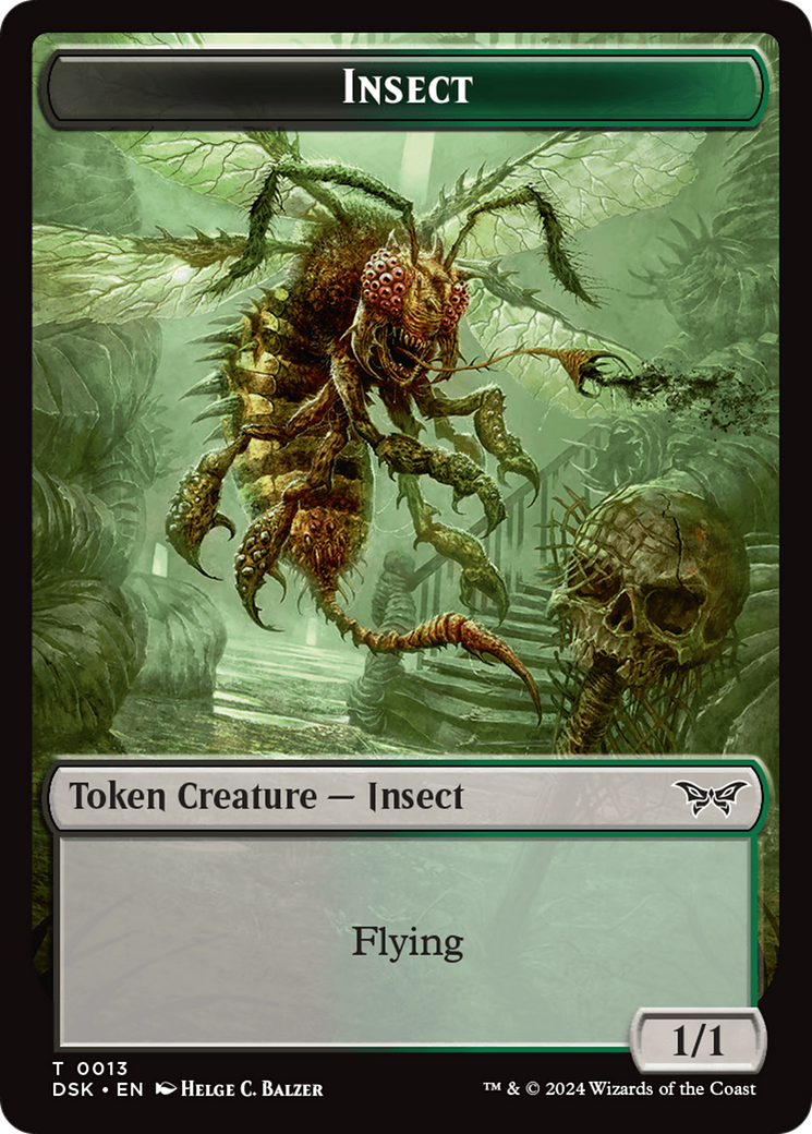 Insect (0013) Token [Duskmourn: House of Horror Tokens] | RetroPlay Games