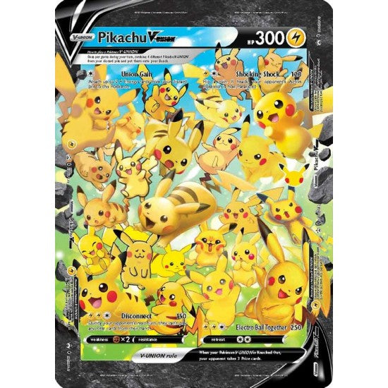 Pikachu V-UNION (Jumbo Card) [Sword & Shield: Black Star Promos] | RetroPlay Games