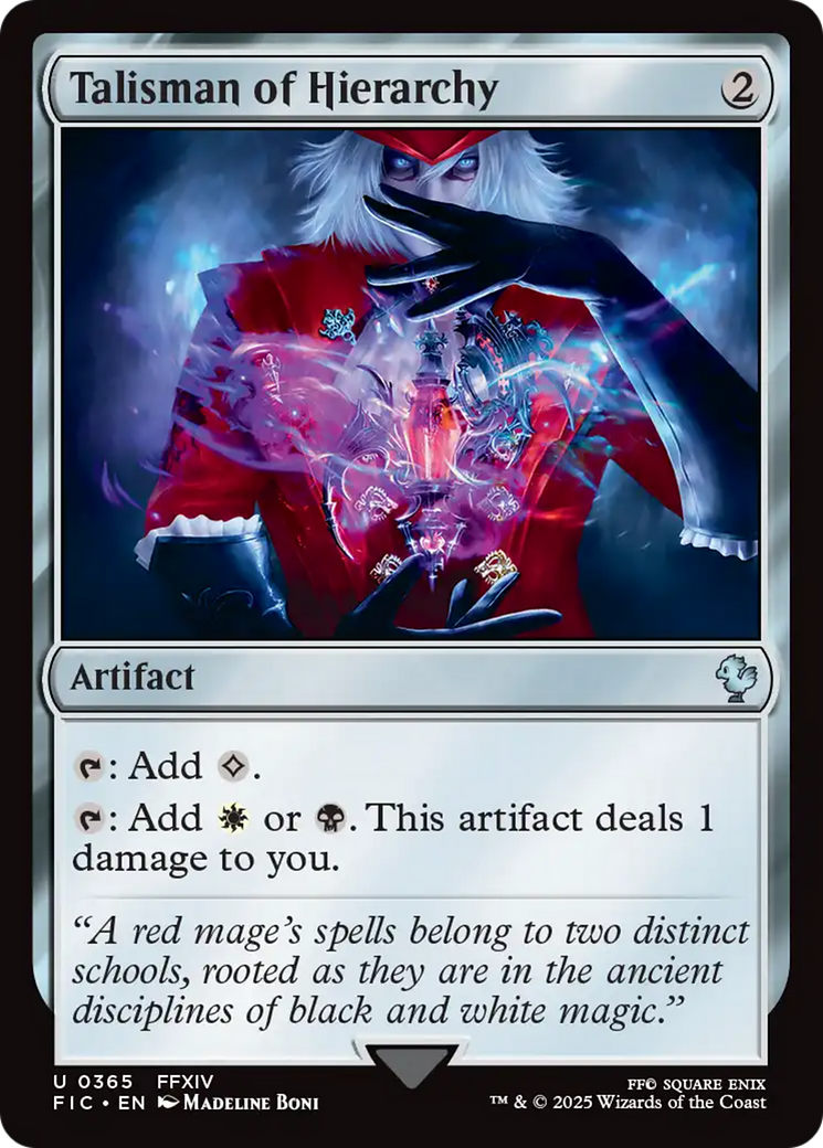 Talisman of Hierarchy [FINAL FANTASY Commander] | RetroPlay Games