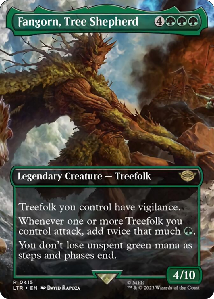 Fangorn, Tree Shepherd (Borderless Alternate Art) [The Lord of the Rings: Tales of Middle-Earth] | RetroPlay Games