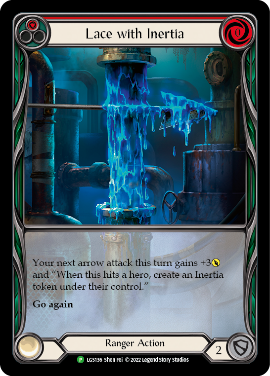 Lace with Inertia (Red) [LGS136] (Promo)  Rainbow Foil | RetroPlay Games